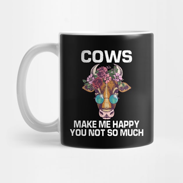 cows make me happy you not so much shirt by mdshalam